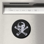 Aimant Jolly roger Style Letterpress (In Situ (Lave-vaisselle))