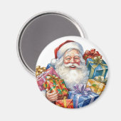 Aimant Jolly Santa Claus (Recto/Verso)