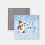 Aimant Jolly Snowman ID841 (Recto/Verso)