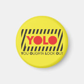 Aimant JOLO avec prudence rouge (Devant)