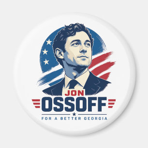 Aimant Jon Ossoff pour une Géorgie meilleure