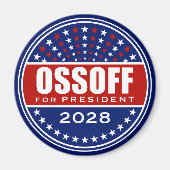 Aimant Jon Ossoff Président 2028 (Devant)