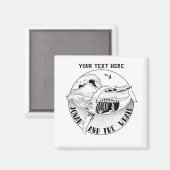 Aimant Jonah dans l'art de la bible (Recto/Verso)