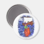 Aimant Jonah et le Big Fish (Recto/Verso)