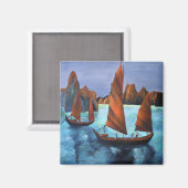 Aimant Joncs Dans La Baie Dragon Descendante (Recto/Verso)