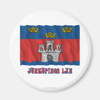 Aimant Jönköpings län drapeau à agiter nom