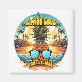 Aimant Jortes De Sable Avec Bros D'Ananas (Devant)