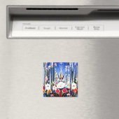 Aimant Joseph Stella peinture, Fleurs Italie (In Situ (Lave-vaisselle))