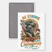 Aimant Joshua 1:9 (Recto/Verso)