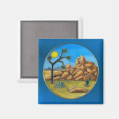 Aimant Joshua Tree- Fish Rock Button (Recto/Verso)