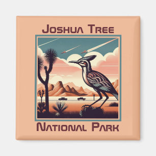 Aimant Joshua Tree National Park Retro Souvenir Cadeau