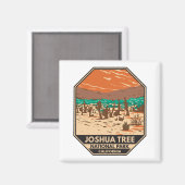 Aimant Joshua Tree National Park Turkey Flats Sand Dunes (Recto/Verso)