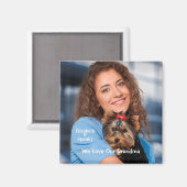 Aimant Jote Chien Chien Chien Animal Aimer Grand-mère Per (Recto/Verso)