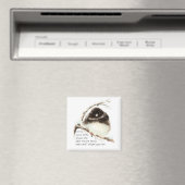 Aimant Jote Junco Bird, Écriture, Matt 11:28, Repos (In Situ (Lave-vaisselle))