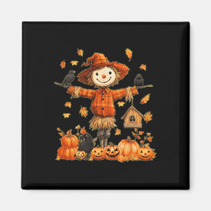 Aimant Jote Scarecrow Citrouille Thanksgiving Halloween H