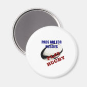 Aimant Jouer au rugby (Recto/Verso)