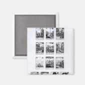 Aimant Jouer aux cartes commémoratives (Recto/Verso)