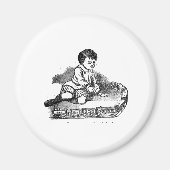 Aimant Jouer Avec Le Train (Devant)