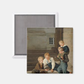 Aimant Jouer des dés devant Christiansborg (Recto/Verso)