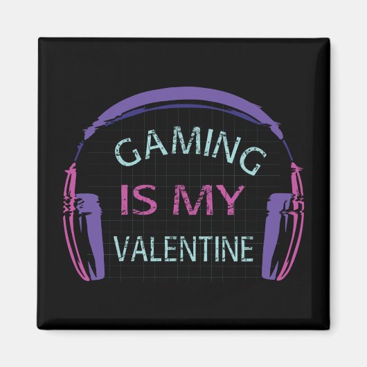 Aimant Jouer est ma Saint Valentin (Devant)