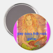 Aimant jouer plus folk rock guitare (Recto/Verso)