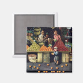 Aimant Jouet et oranges (Recto/Verso)