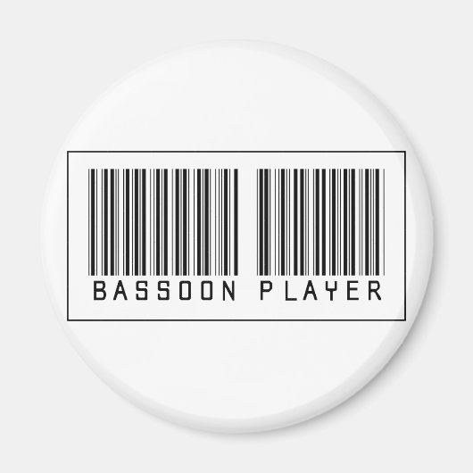 Aimant Joueur Bassoon Code Barsoon (Devant)