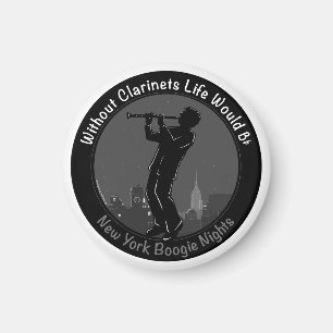 Aimant Joueur Clarinet de New York