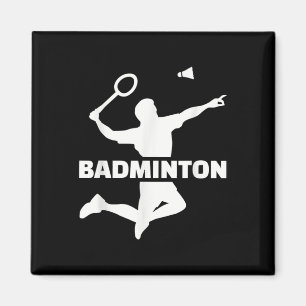 Aimant Joueur de Badminton