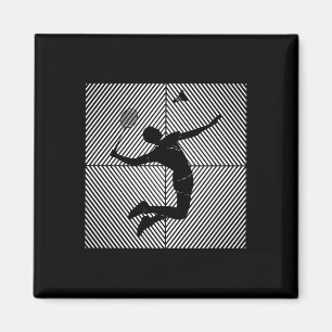 Aimant Joueur de badminton Shuttle Badminton