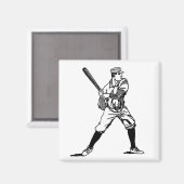 Aimant Joueur de baseball 3 (Recto/Verso)