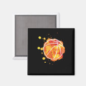 Aimant Joueur De Basket-Ball (Recto/Verso)