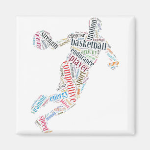 Aimant Joueur de basket-ball