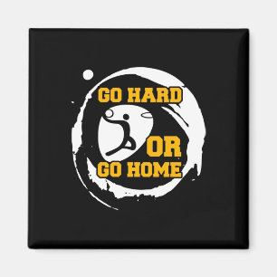 Aimant Joueur De Basket-Ball Go Hard Ou Go Home Cadeau I