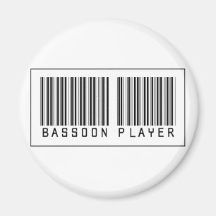Aimant Joueur de basson de code barres