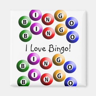 Aimant Joueur de Bingo "I Love Bingo"