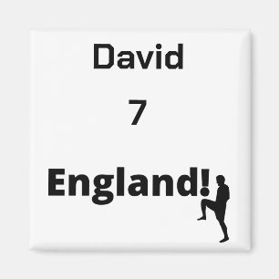 Aimant Joueur de football anglais personnalisable