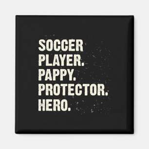 Aimant Joueur de football héros protecteur Pappy Amoureux