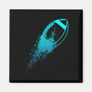 Aimant Joueur de football Quarterback Lineman Football vi