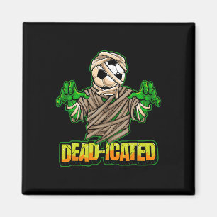 Aimant Joueur de football Zombie Football effrayant Hallo