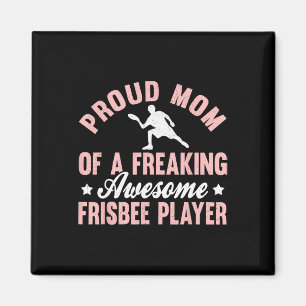 Aimant Joueur de Frisbee Ultimate Frisbee Disc Golf Maman