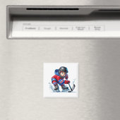 Aimant Joueur de Hockey   (In Situ (Lave-vaisselle))
