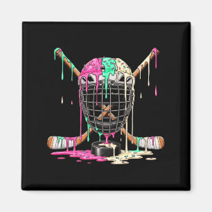 Aimant Joueur de hockey Crème glacée Drip Garçons Enfants