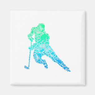 Aimant Joueur de hockey Hockey sur glace Jeunesse Hommes