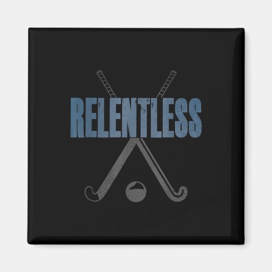 Aimant Joueur de hockey sur gazon implacable Citation de (Devant)