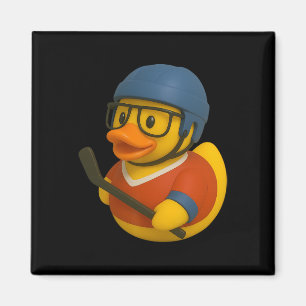 Aimant Joueur de hockey sur glace Canard en caoutchouc Du