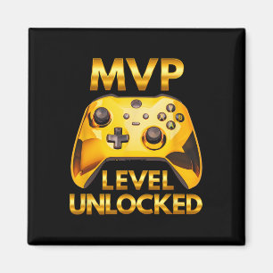 Aimant Joueur de jeu vidéo niveau MVP débloqué C doré