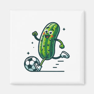Aimant Joueur de pickle drôle de Byll coup de pied concom