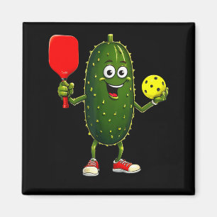 Aimant Joueur de pickleball art drôle pickle ball