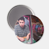 aimant joueur de poker (Recto/Verso)